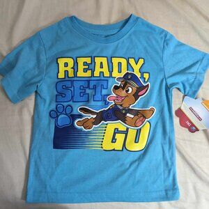 4T Paw Patrol Chase Graphic Tshirt NWT